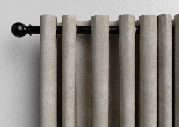 Florence Faux Suede, Taupe Brown - Made to Measure Curtains - Image 12